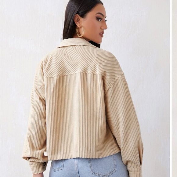 CI-Sono outerwear women’s size small corduroy‎ crop jacket - Picture 2 of 14